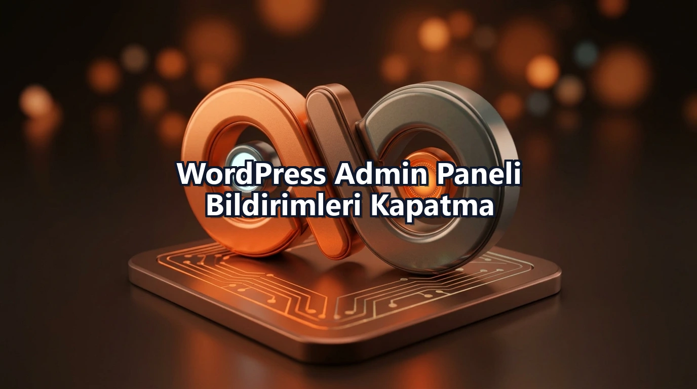 WordPress Admin Paneli Bildirimleri Kapatma